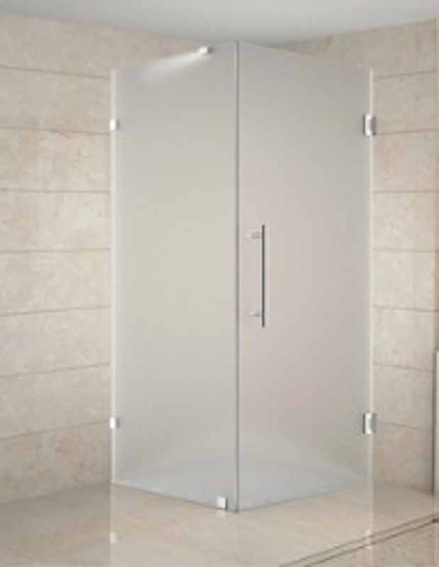 Frosted Shower Enclosure