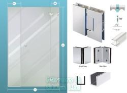 3-Piece Glass Shower Enclosure