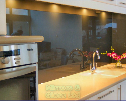 Example Glass SplashBack (Black)