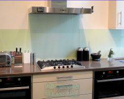 Example Opaque Glass SplashBacks (Sandblasted)