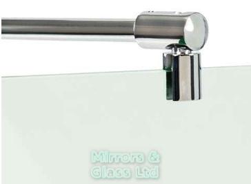 Glass Shower Screen Top Bar Support 6mm-8mm Glass
