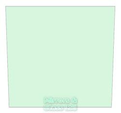 1400mm x 1400mm Glass Table Top
