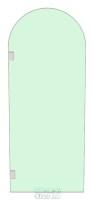 8mm Clear Glass Shower Screen 