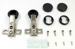 Black Overlay Cabinet Hinges