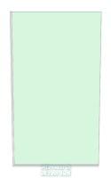 Shower Screen 1000mm x 1800mm