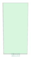 8mm Clear Glass Shower Screen 1000mm x 2100mm