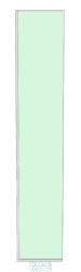 8mm Clear Glass Shower Screen 400mm x 2200mm