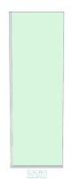 8mm Clear Glass Shower Screen 