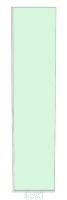 8mm Clear Glass Shower Screen 500mm x 2200mm
