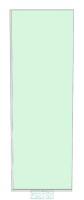 8mm Clear Glass Shower Screen 700mm x 2100mm