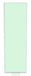 8mm Clear Glass Shower Screen 700mm x 2200mm