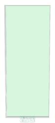 8mm Clear Glass Shower Screen 800mm x 2100mm