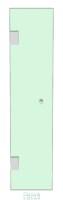 Shower Door 300mm x 1300mm