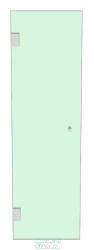 Shower Door 550mm x 1700mm