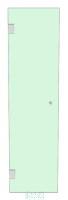 Shower Door 550mm x 1900mm